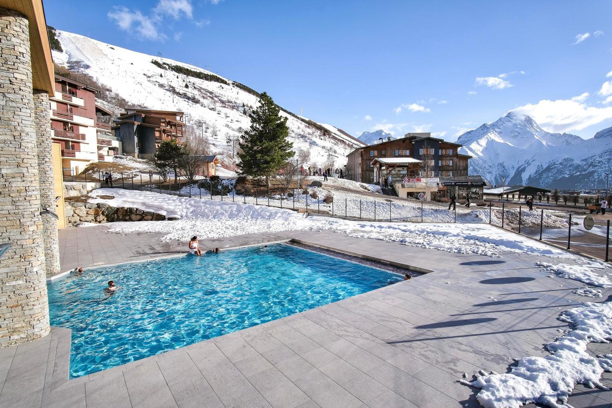 Belambra Clubs Les 2 Alpes Les Cretes Hotel Les Deux Alpes Bagian luar foto
