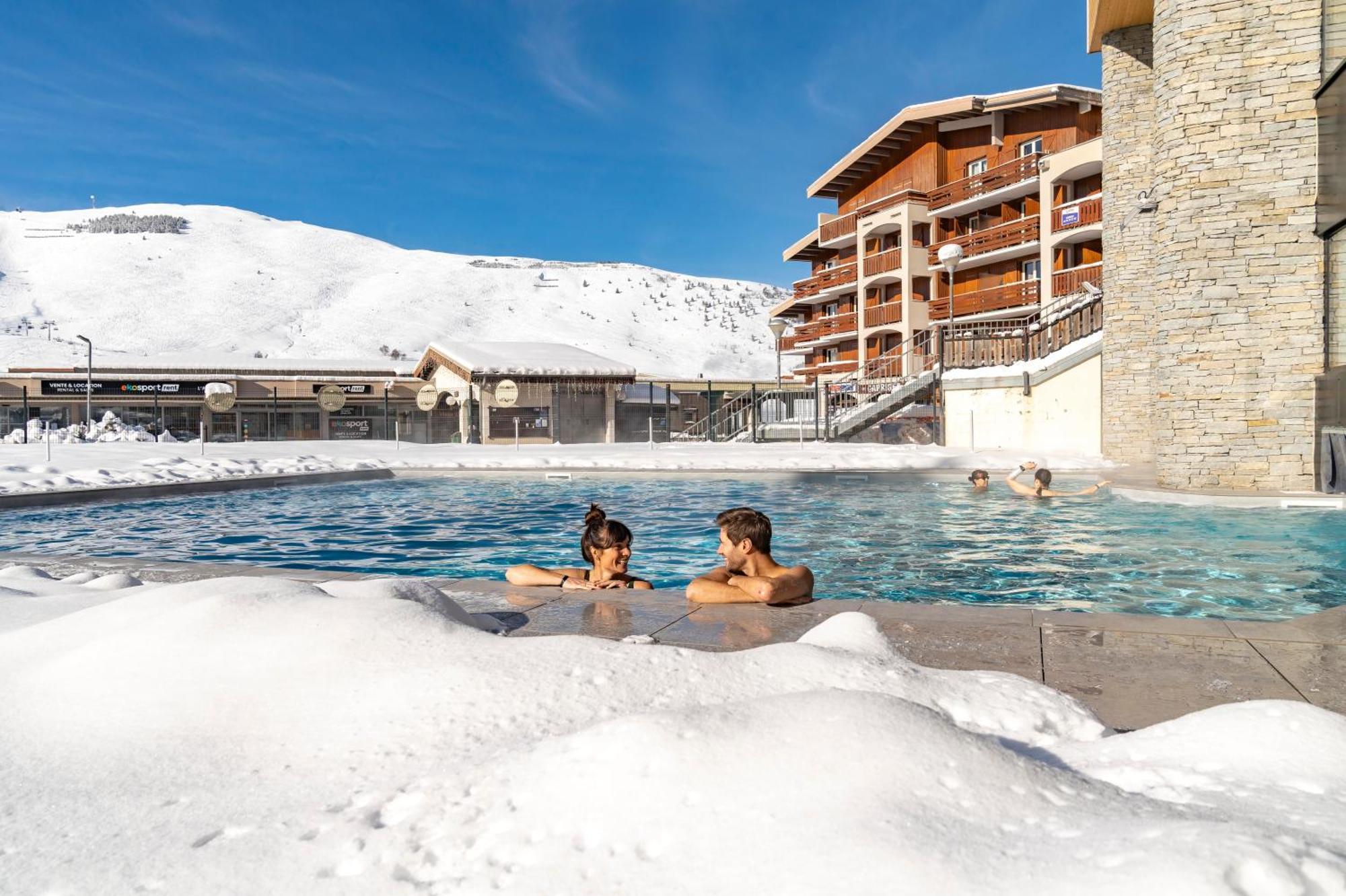 Belambra Clubs Les 2 Alpes Les Cretes Hotel Les Deux Alpes Bagian luar foto